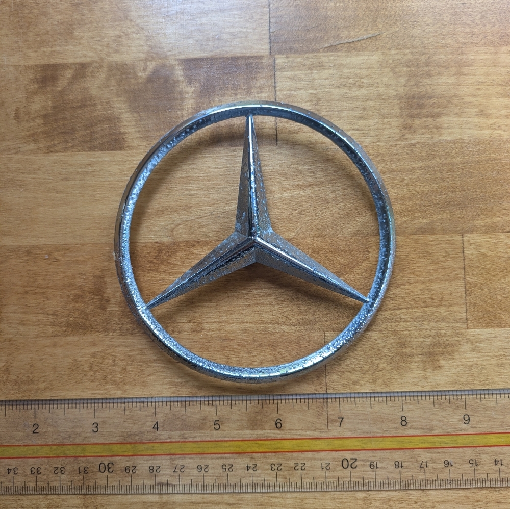 Vintage Mercedes Benz Star Trunk Lid Emblem